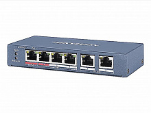 PoE коммутатор DS-3E0106HP-E 4 портов