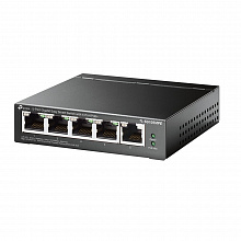 TL-SG105MPE - 5-портовый гигабитный коммутатор Easy Smart с 4 портами PoE+. Порты: 4 х гигабитных порта PoE+, 1 х гигабитный порт без PoE, TP-link