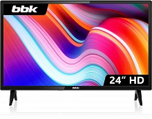 Телевизор LED BBK 24" 24LEM-1049/T2C (B) черный HD 60Hz DVB-T2 DVB-C USB (RUS)