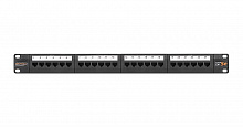 NMC-RP24UD2-AN-1U-BK - Коммутационная панель NIKOMAX 19", 1U, 24 порта, Кат.5e (Класс D)