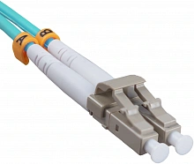 Патч-корд Cabeus FOP-50-LC-LC-2M 2x50/125 OM3 LC дуплекс-LC дуплекс 2м LSZH бирюзовый