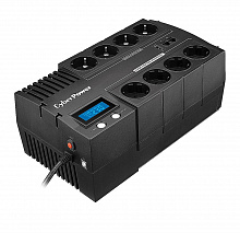 BR1200ELCD - Источник бесперебойного питания линейно-интерактивный CyberPower BR1200ELCD 1200ВА/720Вт USB/RJ11/45/USB charger A (4+4 EURO)