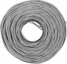 Кабель сетевой информационный Suprlan Premium 01-1012-2 кат.5E FTP 4 пары 24AWG PVC внутренний 305м серый