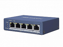 Неуправляемый PoE коммутатор DS-3E0505P-E/M  4 порта