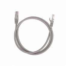 02-0290-1 - Патч-корд U/UTP, CAT 6, RJ45-RJ45, 26AWG, LSZH, серый, 1м, Rexant