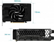 Видеокарта Palit PCI-E 5.0 PA-RTX5050 STORMX OC NVIDIA GeForce RTX 5050 8Gb 128bit GDDR6 2317/20000 HDMIx1 DPx3 HDCP Ret