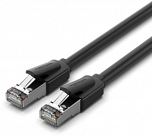 Патч-корд Vention IKKBJ 40Гбит/с S/FTP 4 пары cat.8 Cu 5м черный RJ-45 (m)-RJ-45 (m)