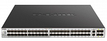 DGS-3130-54S/B1A - Управляемый L3 стекируемый коммутатор с 48 портами 1000Base-X SFP, 2 портами 10GBase-T и 4 портами 10GBase-X SFP+, D-Link