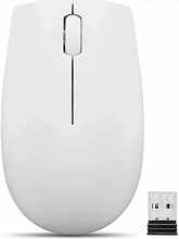 Мышь Lenovo 300 Wireless Compact светло-серый оптическая 1000dpi беспров. USB 2but (GY51L15677)