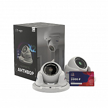 Комплект облачного видеонаблюдения: Антивор (2 камеры TR-D2S5 v2 2.8 + Облако 2000)