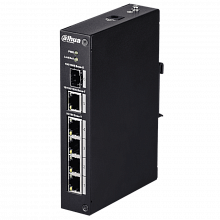 Коммутатор PoE DH-PFS3106-4T 1-Порт 100/1000Base-X SFP, 1-Порт 10/100/1000Base-T, 4-Порта 10/100Base-T