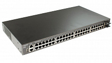 SW-48G4X-L3ST - Управляемый стекируемый L3 коммутатор Gigabit Ethernet на 48xRJ45 + 4x10G SFP+ Uplink. Порты: 48 x GE (10/100/1000Base-T) + 4 x 1G/10G SFP+ Uplink, консольный порт, порт управления. Встроенная грозозащита 6kV на порт. Питание: AC90-253V (4