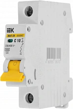 Выключатель автоматический IEK MVA20-1-010-C ВА47-29 10A тип C 4.5kA 1П 230/400В 1мод белый (упак.:1шт)