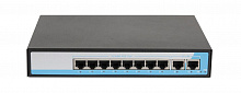GL-SW-F005-08P - Коммутатор NIKOMAX, неуправляемый, 8 PoE (802.3af) порта 10/100Мбит/с до 250 метров cat.6, 2 Uplink порт 100Мбит/с