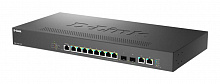 DMS-1250-12TP/A1A/6KV - Управляемый L2 коммутатор с 8 портами 100/1000/2.5GBase-T, 2 портами 10GBase-T и 2 портами 10GBase-X SFP+ (8 портов PoE 802.3af/at, PoE-бюджет 240 Вт), D-Link