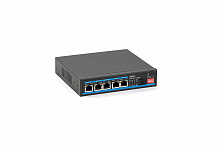 4086 SKAT PoE-UPS-5E-1S бесперебойный POE коммутатор, с возможностью питания от солнечных панелей. Мощность 65Вт, порты: 5-Ethernet, 1-SFP