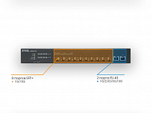 Коммутатор Zyxel XS1930-12F-ZZ0101F (L2+) 2x10Гбит/с 10SFP+ управляемый