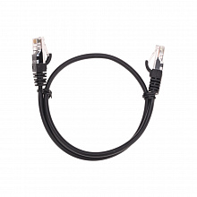 02-0102-05 - Патч-корд U/UTP, CAT 5e, RJ45-RJ45, 26AWG, LSZH, черный, 0,5м, Rexant