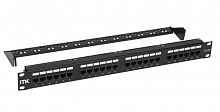 PP24-1UC5EU-D05-1 - Патч-панель кат. 5Е UTP 24 порта (Dual) с каб. орг-м, ITK
