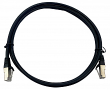 Патч-корд Buro BU-7-1.5M STP 4 пары cat.7 CCA molded 1.5м черный RJ-45 (m)-RJ-45 (m)