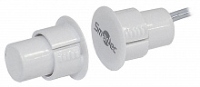 ST-DM030NC-WT - Магнитоконтактный датчик Smartec, НЗ, белый, врезной для металлических дверей, зазор 35 мм