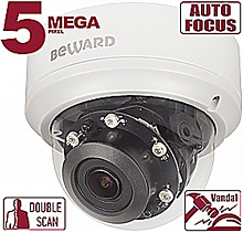 BD4780DVZ - 5 Мп IP камера Beward, моторизованный объектив 2.7-12 мм.