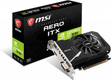 Видеокарта MSI PCI-E 3.0 GT 1030 AERO ITX 2GD4 OC NVIDIA GeForce GT 1030 2Gb 64bit DDR4 1189/2100 HDMIx1 HDCP Ret