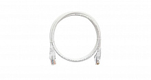 NMC-PC4UD55B-010-C-WT - Коммутационный шнур NIKOMAX U/UTP 4 пары, Кат.5е (Класс D), многожильный, медный, 24AWG (7х0,205мм), LSZH нг(А)-HFLTx, белый, 1м