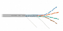 NMC 4200A-GY - Кабель NIKOMAX F/UTP 4 пары, Кат.5e (Класс D), тест по ISO/IEC, 100МГц, одножильный, BC (чистая медь), 24AWG (0,51мм), поливинилхлорид, внутренний, серый, 305м - гарантия: 5 лет / 15 лет системная