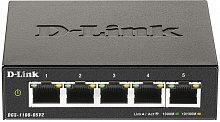 Коммутатор D-Link DGS-1100-05V2/A1A (L2) 5x1Гбит/с настраиваемый