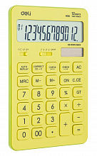 Калькулятор настольный Deli Touch EM01551 желтый 12-разр.