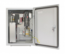 OS-34TB1(SW-80802/I(port 90W)) - Уличный коммутатор на 10 портов с термостабилизацией и резервным питанием на базе уличной станции OS-34TB1. Порты: 1 x GE (10/100/1000Base-T) с PoE BT (до 90W) + 7 x GE (10/100/1000Base-T) с PoE (до 30W) + 2 x GE SFP (10