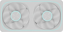Вентилятор для корпуса Formula Air Fusion 2 Reverse ARGB 240х120x28 белый 4-pin (AIR FUSION 2 WH REVERSE) Ret