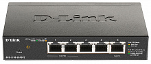 Коммутатор D-Link DGS-1100-05PDV2 5x1Гбит/с 2PoE 18W настраиваемый