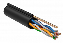 LC3-C5E04-159 - ITK Витая пара U/UTP кат.5E 4х2х24AWG LDPE трос 1,2мм (305м)