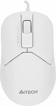 Мышь A4Tech Fstyler FM12S белый оптическая 1200dpi silent USB 3but (FM12S WHITE)