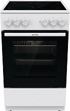 Плита Электрическая Gorenje Essential GEC5A41WG белый/черный стеклокерамика