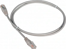 Патч-корд Lanmaster TWT-45-45-20-GY UTP RJ-45 вил.-вилка RJ-45 кат.5E 20м серый ПВХ (уп.:1шт)