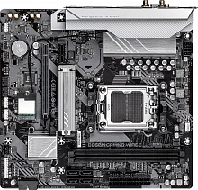 Материнская плата Gigabyte B650M GAMING WIFI6E Socket AM5 AMD B650 2xDDR5 mATX AC`97 8ch(7.1) 2.5Gg RAID+VGA+HDMI