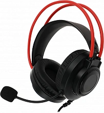 Наушники с микрофоном A4Tech Bloody G200S черный/красный 2м мониторные USB оголовье (G200S USB/ BLACK +RED)