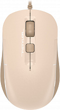 Мышь A4Tech Fstyler FM26 бежевый/коричневый оптическая 1600dpi USB для ноутбука 4but (FM26 USB (CAFE LATTE))