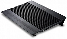 Подставка для ноутбука Deepcool N8 (DP-N24N-N8BK) 17" 380x278x55мм 25дБ 3xUSB 2x 140ммFAN 1244г алюминий черный