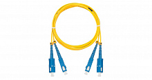 NMF-PC2S2C2-SCU-SCU-003 - Шнур NIKOMAX волоконно-оптический, соединительный, одномодовый 9/125мкм, стандарта OS2, SC/UPC-SC/UPC, двойной, LSZH нг(A)-HFLTx, 2мм, желтый, 3м