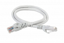 PC01-C6U-1M - Коммутационный шнур (патч-корд), кат.6 UTP, 1м, серый, ITK