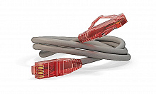 PC-LPM-UTP-RJ45-RJ45-C5e-0.5M-LSZH-GY - Патч-корд U/UTP Hyperline, Cat.5e (100% Fluke Component Tested), LSZH, 0.5 м, серый