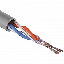 01-0026 - Кабель витая пара REXANT UTP 2PR 24AWG, CAT5e, STRANDED (бухта 305 м)