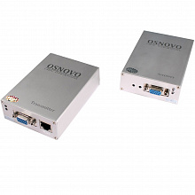 TA-V/2+RA-V/2- Комплект (передатчик+приёмник) для передачи VGA и аудиосигнала до 100м.