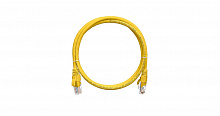 NMC-PC4UD55B-005-C-YL - Коммутационный шнур неэкранированный, категории 5e, LSZH, 0,5 м, желтый