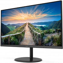Монитор AOC 23.8" Value Line Q24V4EA черный IPS LED 16:9 HDMI M/M матовая 250cd 178гр/178гр 2560x1440 75Hz DP 2K 3.45кг