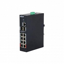 DH-HS4210-8GT-110 - 10-портовый управляемый гигабитный коммутатор с PoE, промышленное исполнение